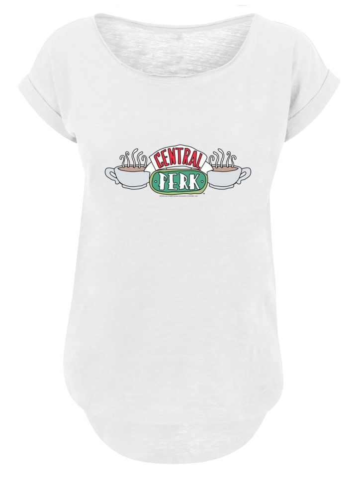 

Длинная футболка с рисунком Друзья из Центральной кофейни белого цвета F4NT4STIC, Белый, Длинная футболка с рисунком Друзья из Центральной кофейни белого цвета F4NT4STIC