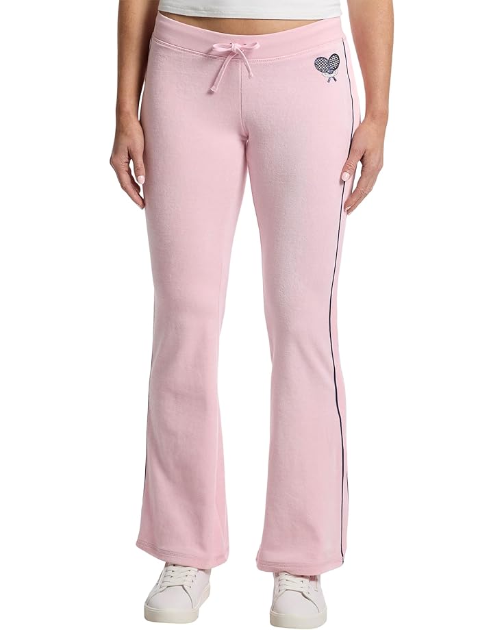 

Брюки Juicy Couture Heritage Low Rise Track Pants With Side Stripe, цвет Whisper Pink