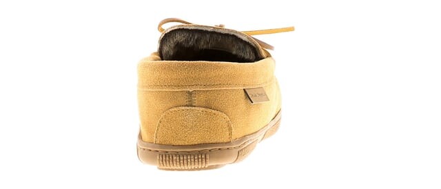 Кожаные мужские полные тапочки Ace светло-коричневого цвета Hush Puppies, коричневый — фото 4