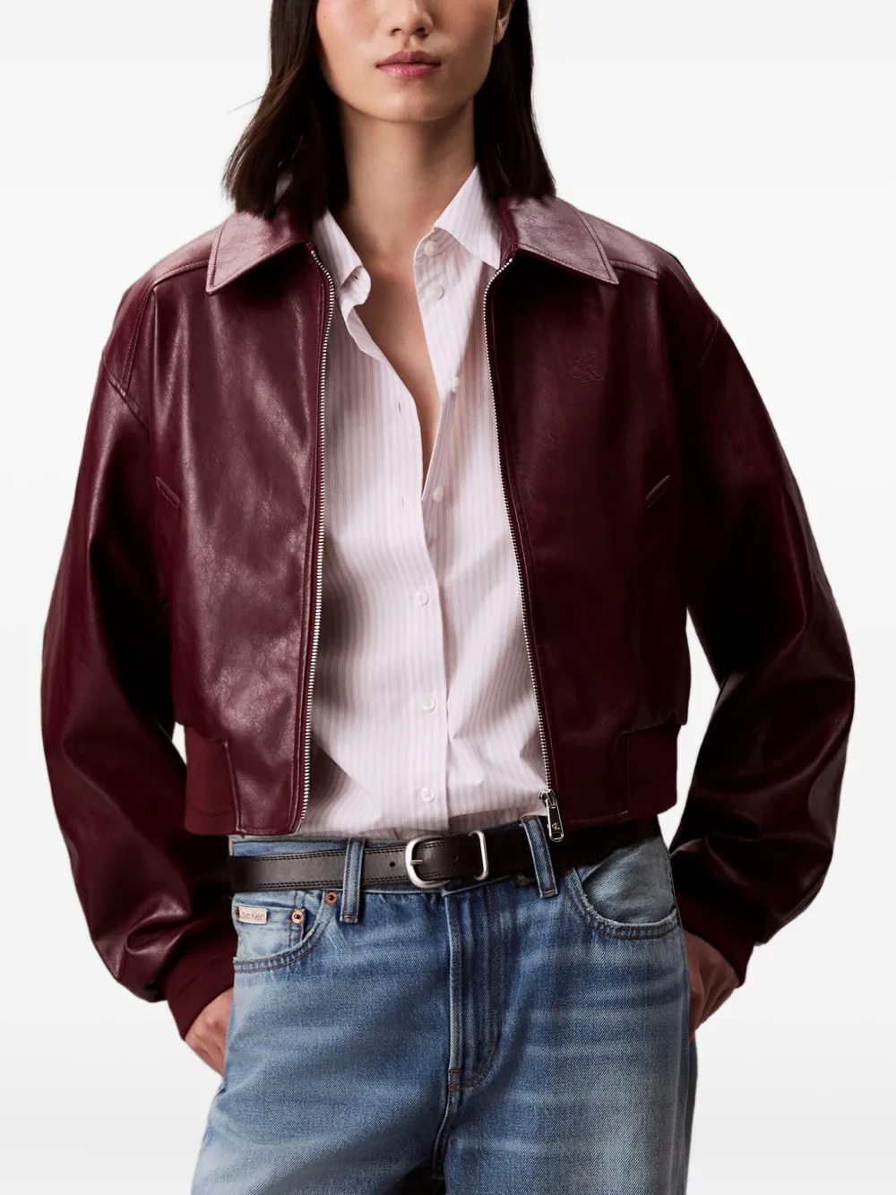 

Куртка на молнии Calvin Klein Jeans, красный