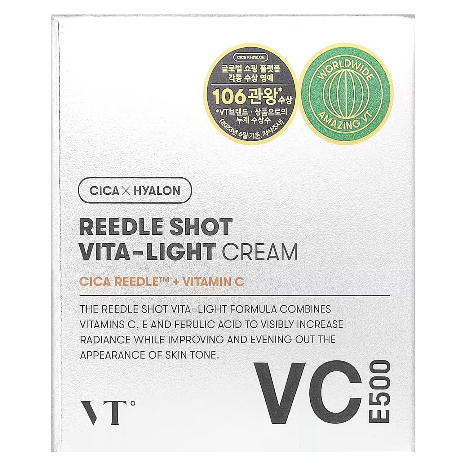 Крем для лица VT Cosmetics — Reedle Shot Vita-Light, , ,69 жидк. унции, 50 мл — фото 2