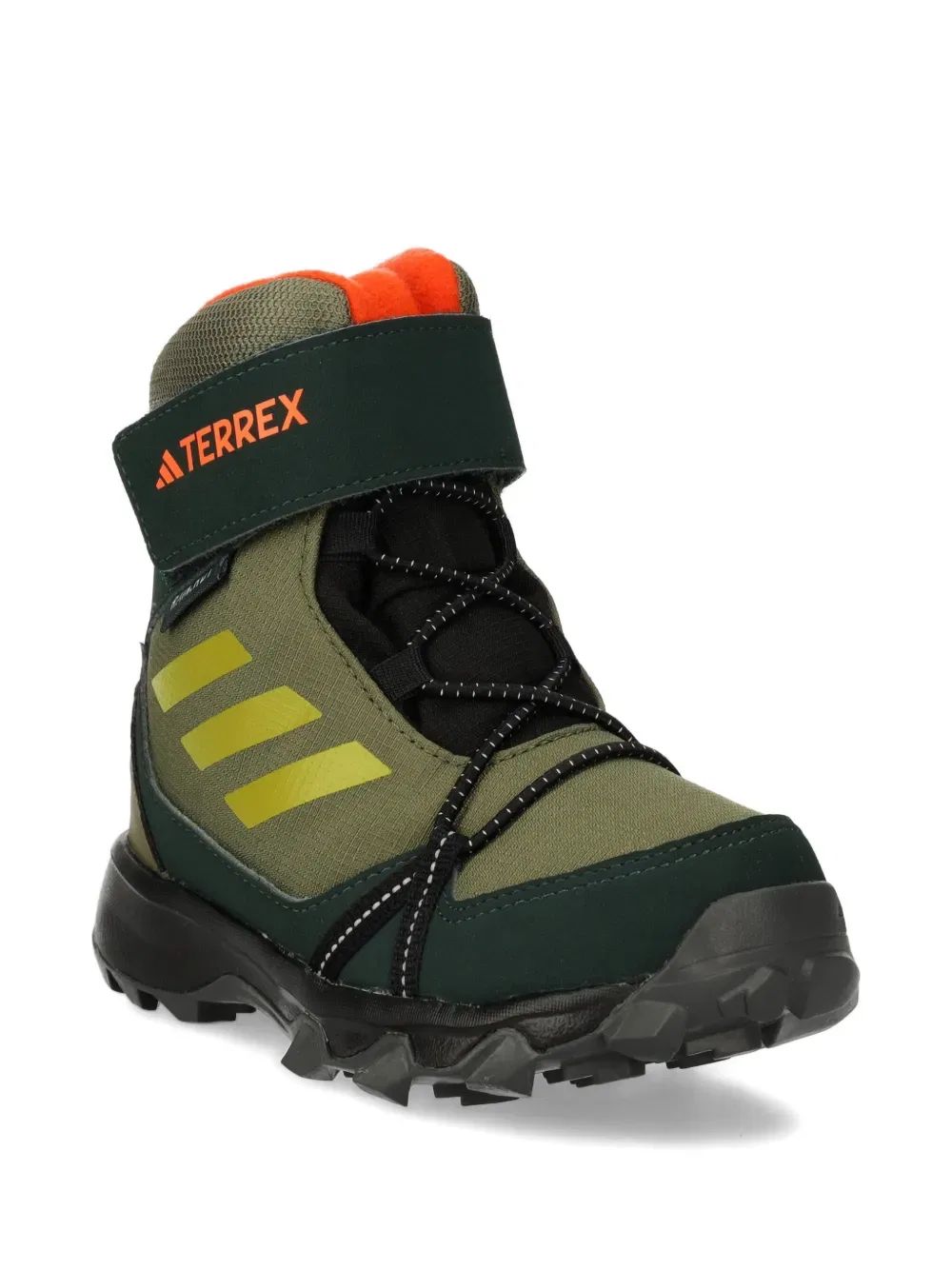 Зимние ботинки Terrex на шнуровке Adidas Kids, зеленый