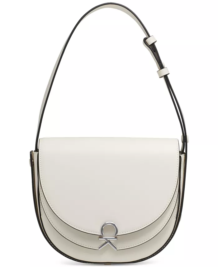 

Кросс-боди Crisell Convertible Saddle с возможностью трансформации Calvin Klein, белый