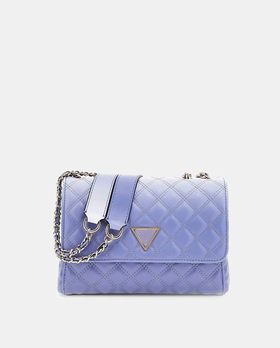 

Сумка через плечо с магнитной застежкой и металлической ручкой Guess, лиловый