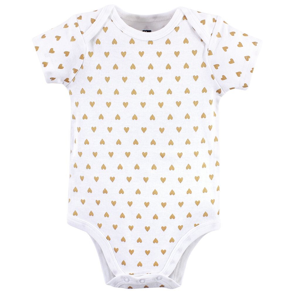 Хлопковые боди для маленьких девочек Hudson, 3 шт., Girl Daddy Hudson Baby, цвет Girl Daddy — фото 2