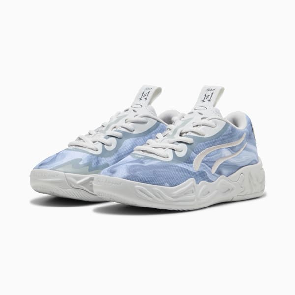 Баскетбольные кроссовки для маленьких детей Puma X Lamelo Ball Mb.04 Lo Team, серый — фото 2