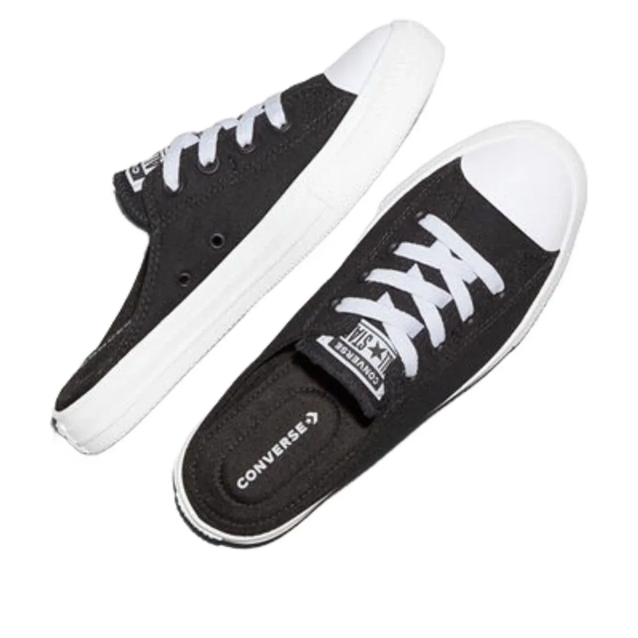 Мюли Converse Chuck Taylor All Star Mule 'Black White' A16132C, черный — фото 2