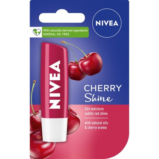 

Ухаживающая помада Cherry Shine, 4,8 г Nivea