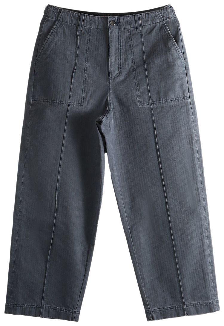 

Штанганые брюки «Елочка» от The Elder Statesman, модель «Сумерки», черный