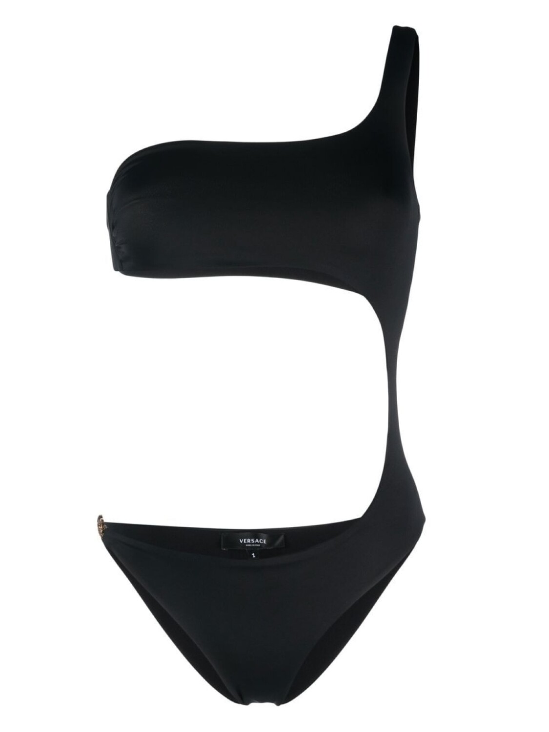 

Versace купальник с декором Medusa, черный