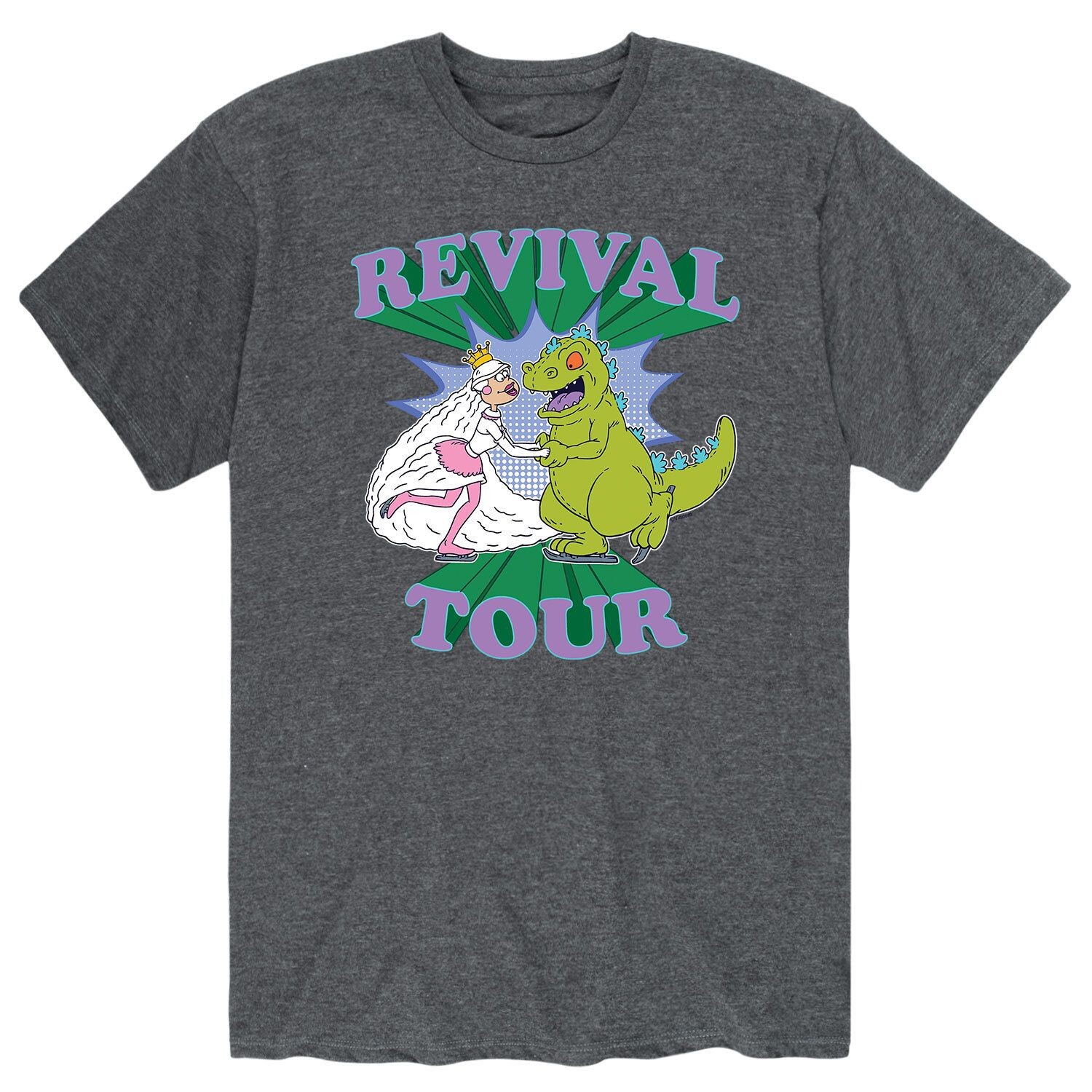 

Мужская футболка Rugrats Reptar Revival Tour Licensed Character