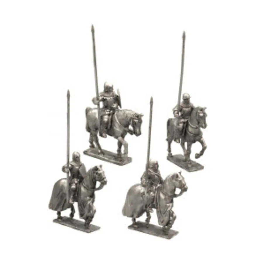 

Средневековые рыцари с копьями, 1315–1365 гг., Historical Miniatures - Medieval (28mm) (Mirliton SG)