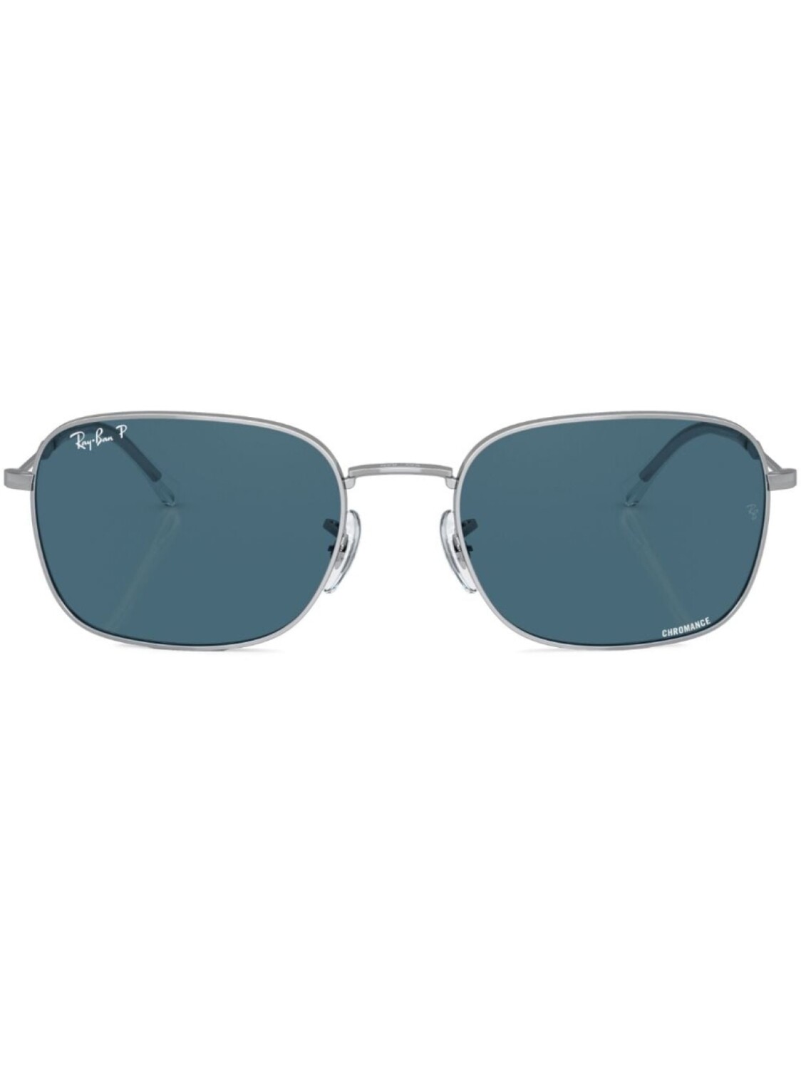 

Солнцезащитные очки в квадратной оправе Ray-Ban, серебристый