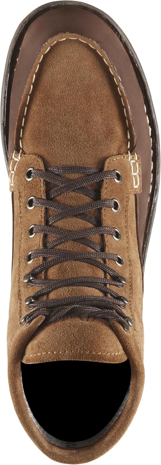 Мужские ботинки Danner Logger 917 с мокротой - водонепроницаемая кожа нубук, дышащая мембрана Gore-Tex, подошва Vibram SPE и протектор 917 для сцепления, Coffee Bean/Monk\'s Robe — фото 4