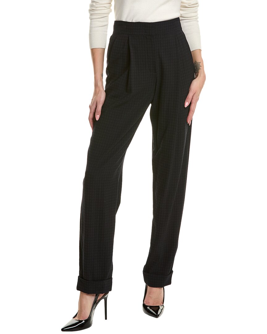 

Брюки Emporio Armani из смесовой шерсти, синий