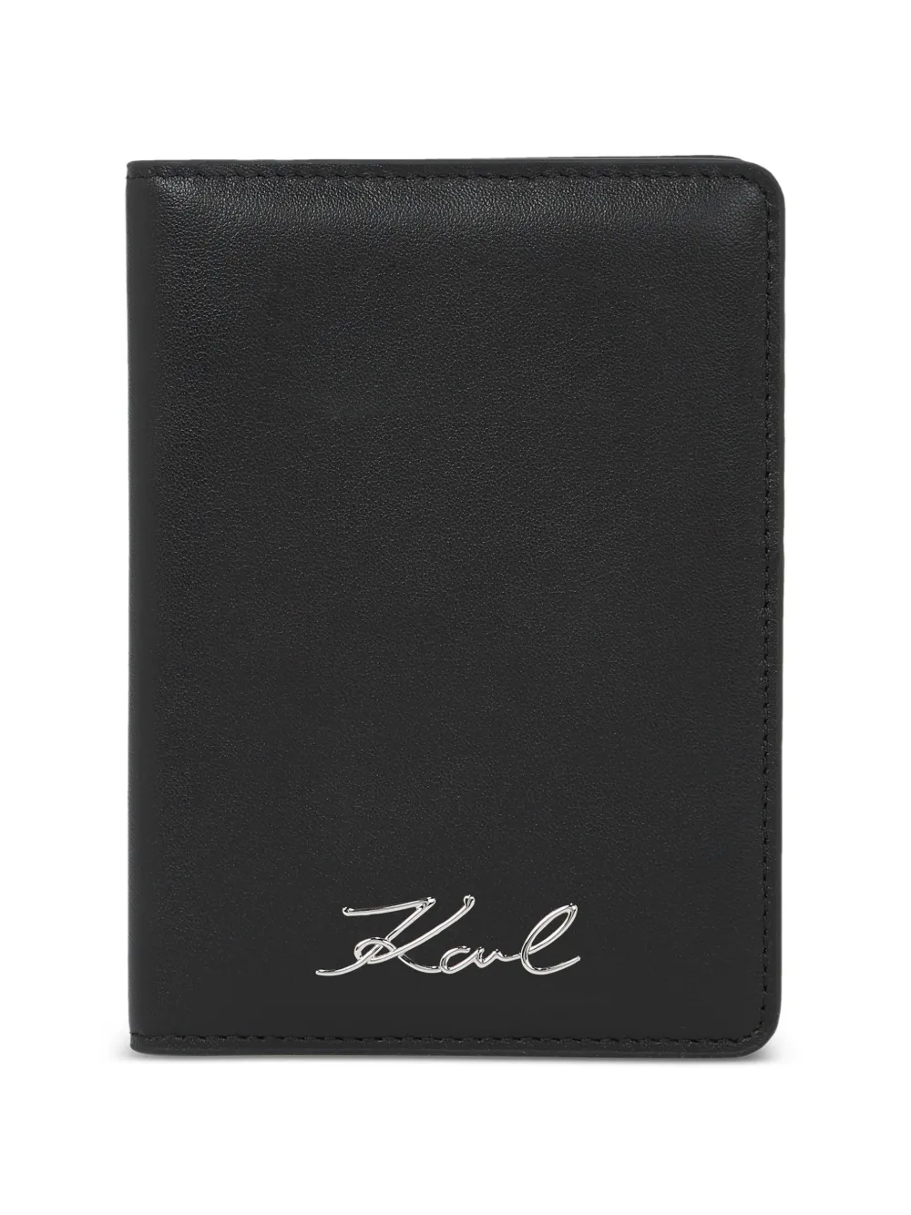 

Кошелек для паспорта Signature Karl Lagerfeld, черный