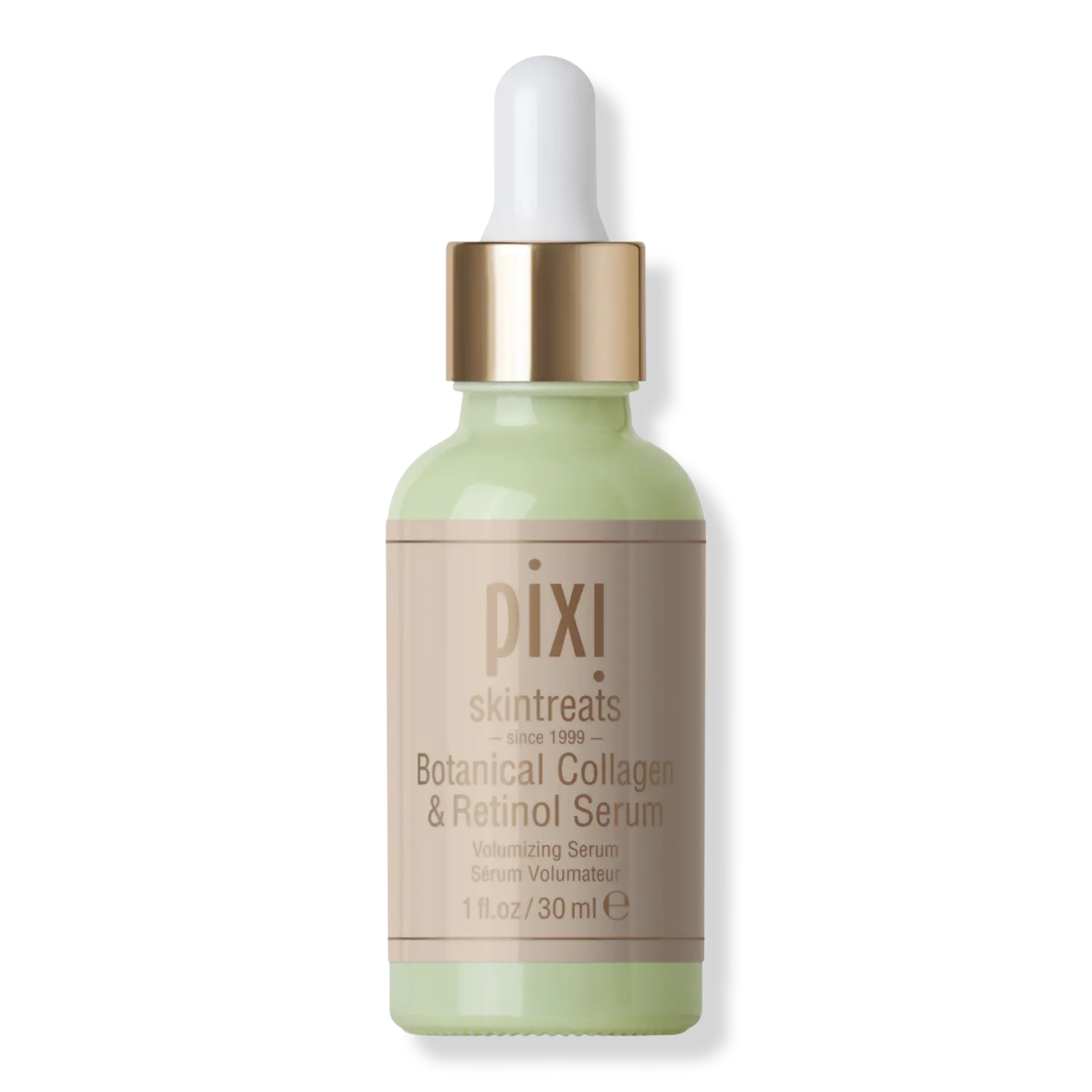 

Сыворотка для придания объема с растительным коллагеном и ретинолом Pixi