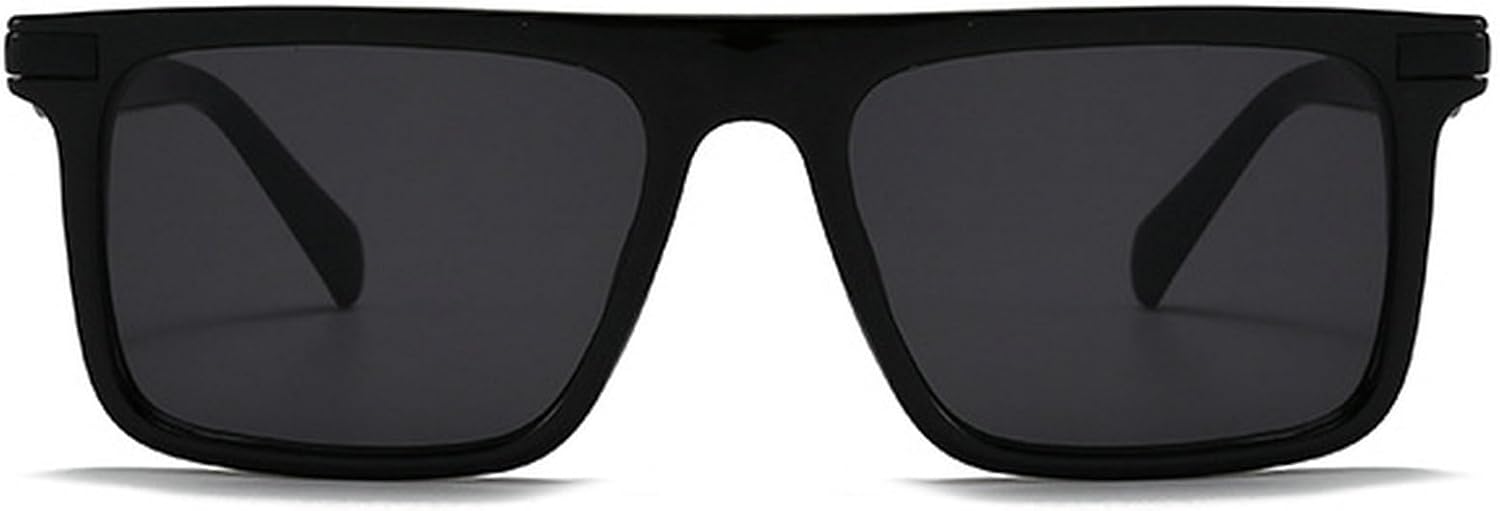 

Квадратные солнцезащитные очки для женщин, модные очки-пилот, женские солнцезащитные очки с защитой от УФ-излучения, легкие, с плоской верхней частью, в стиле ретро mincl, Black