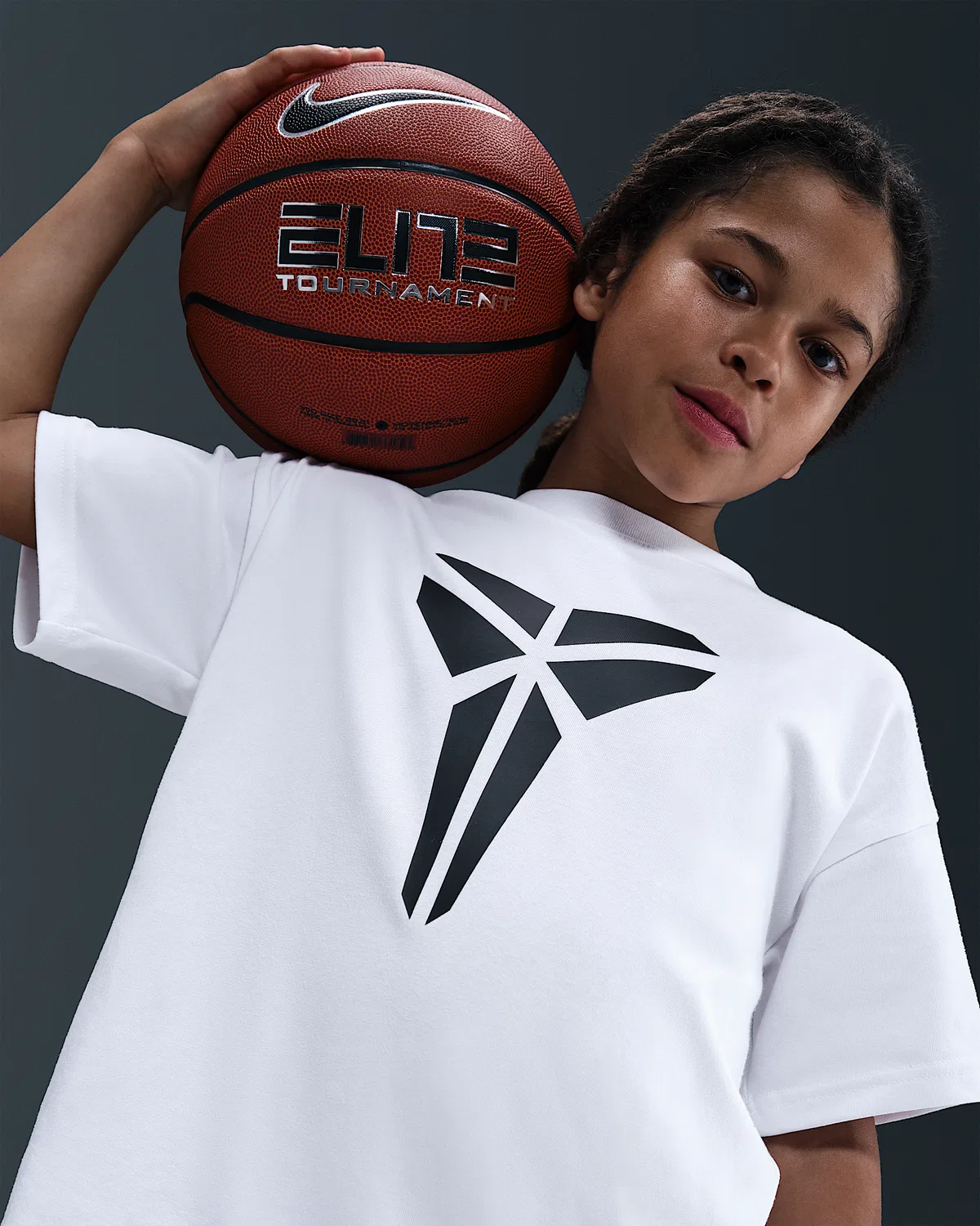 Детская футболка Dri-FIT Max90 Kobe, White — фото 3