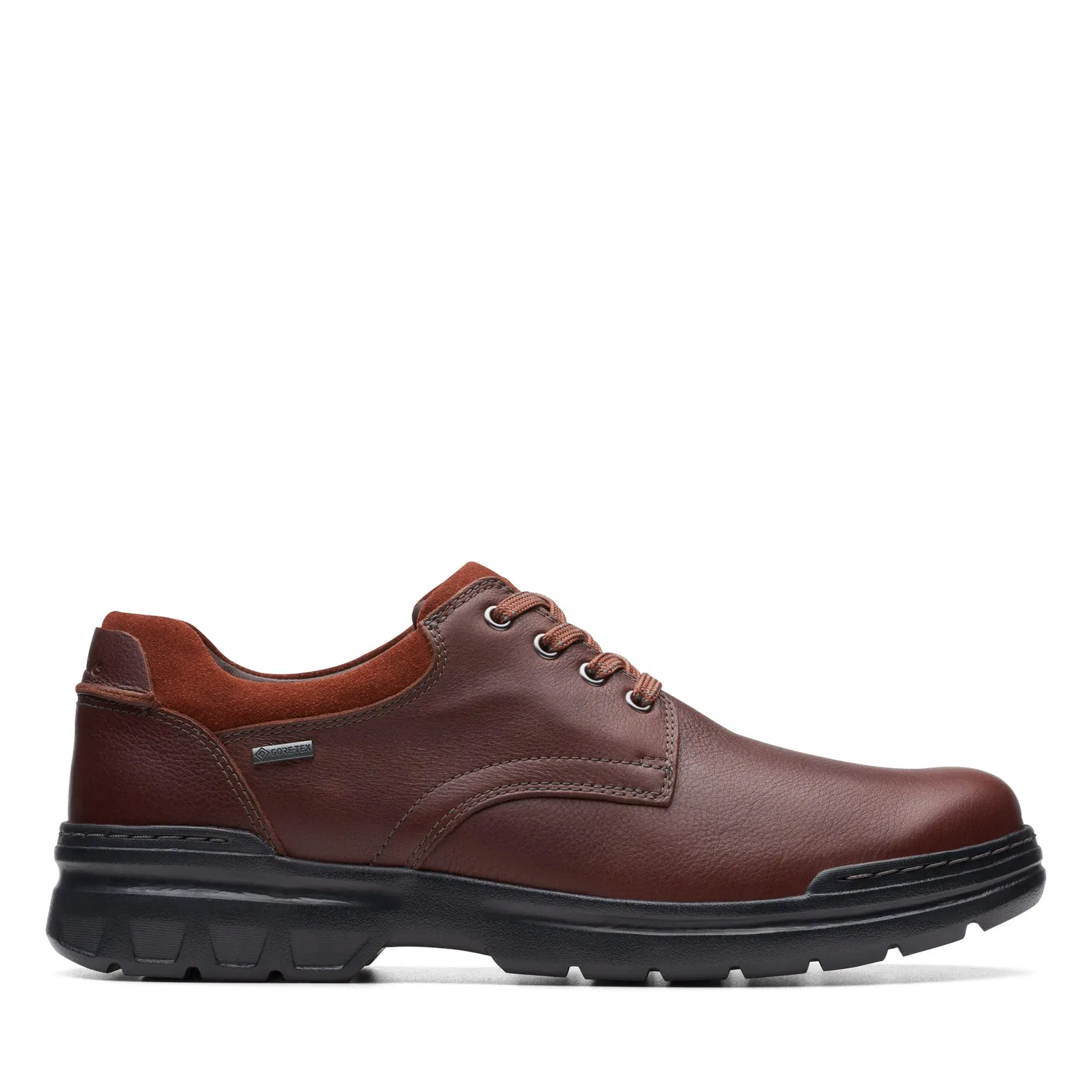 Дерби мужские Rockie Walk GORE-TEX Clarks, коричневый