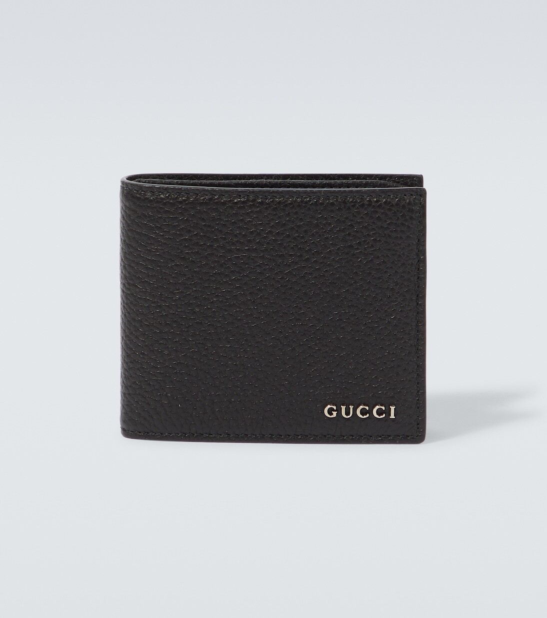 

Кожаный кошелек с логотипом Gucci, черный