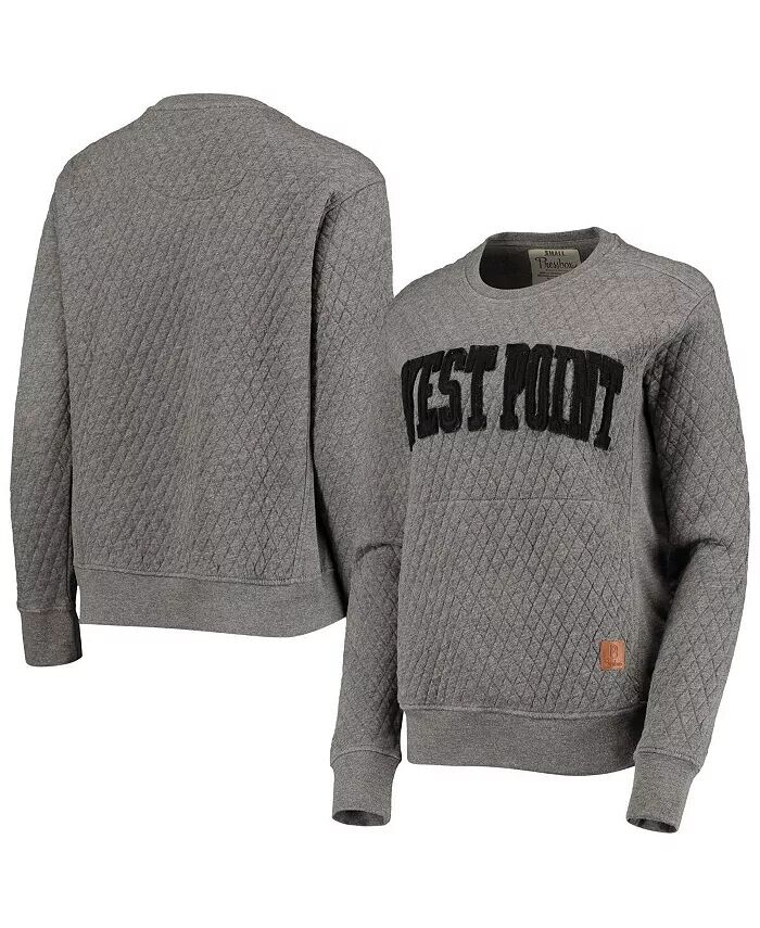 

Женская стеганая толстовка-пуловер Heather Charcoal Army Black Knights Moose Pressbox