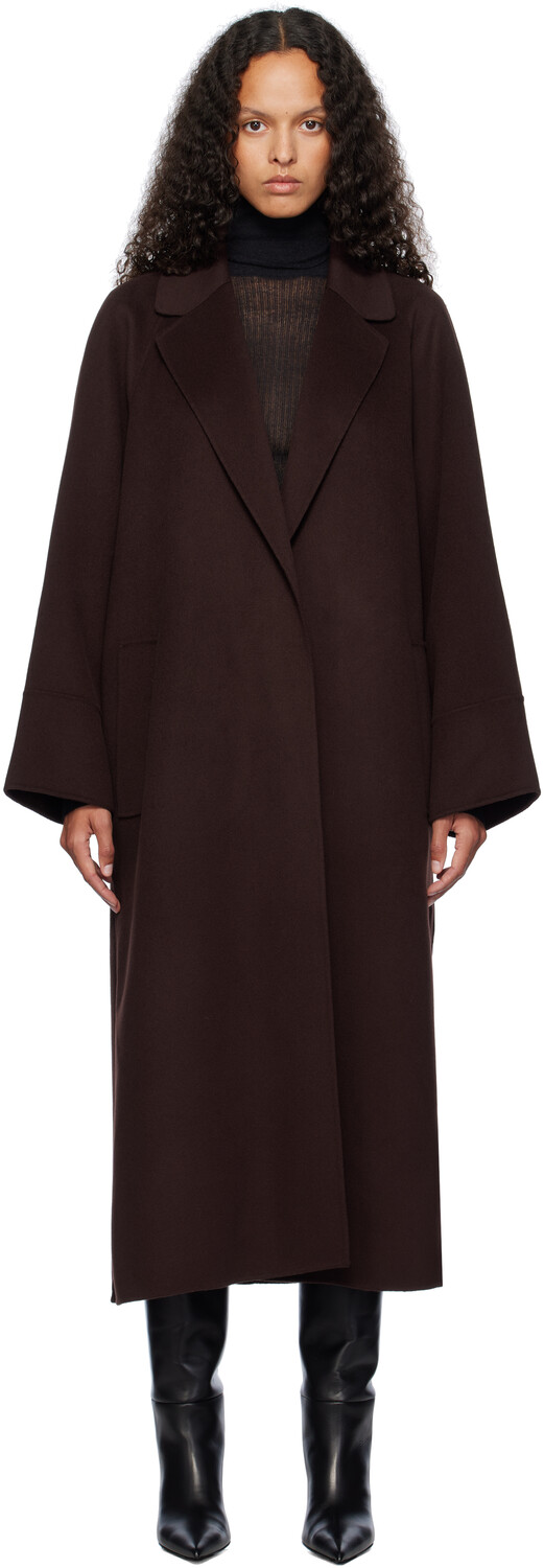

Пальто из агата бордового цвета Max Mara