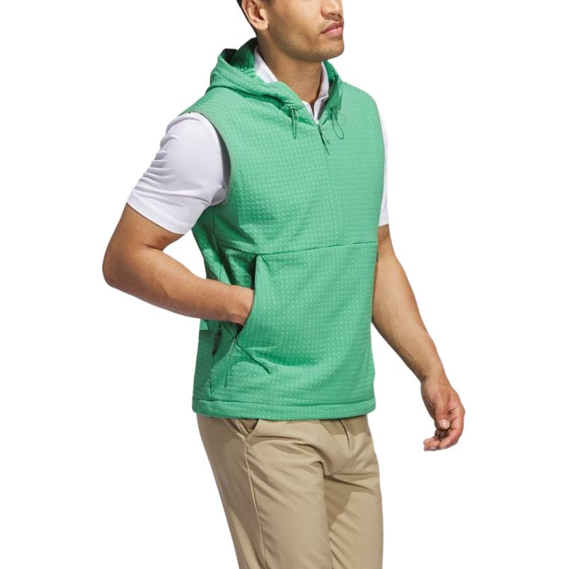 

Жилет Adidas Ultimate365 Tour WIND.RDY Half-Zip, зеленый