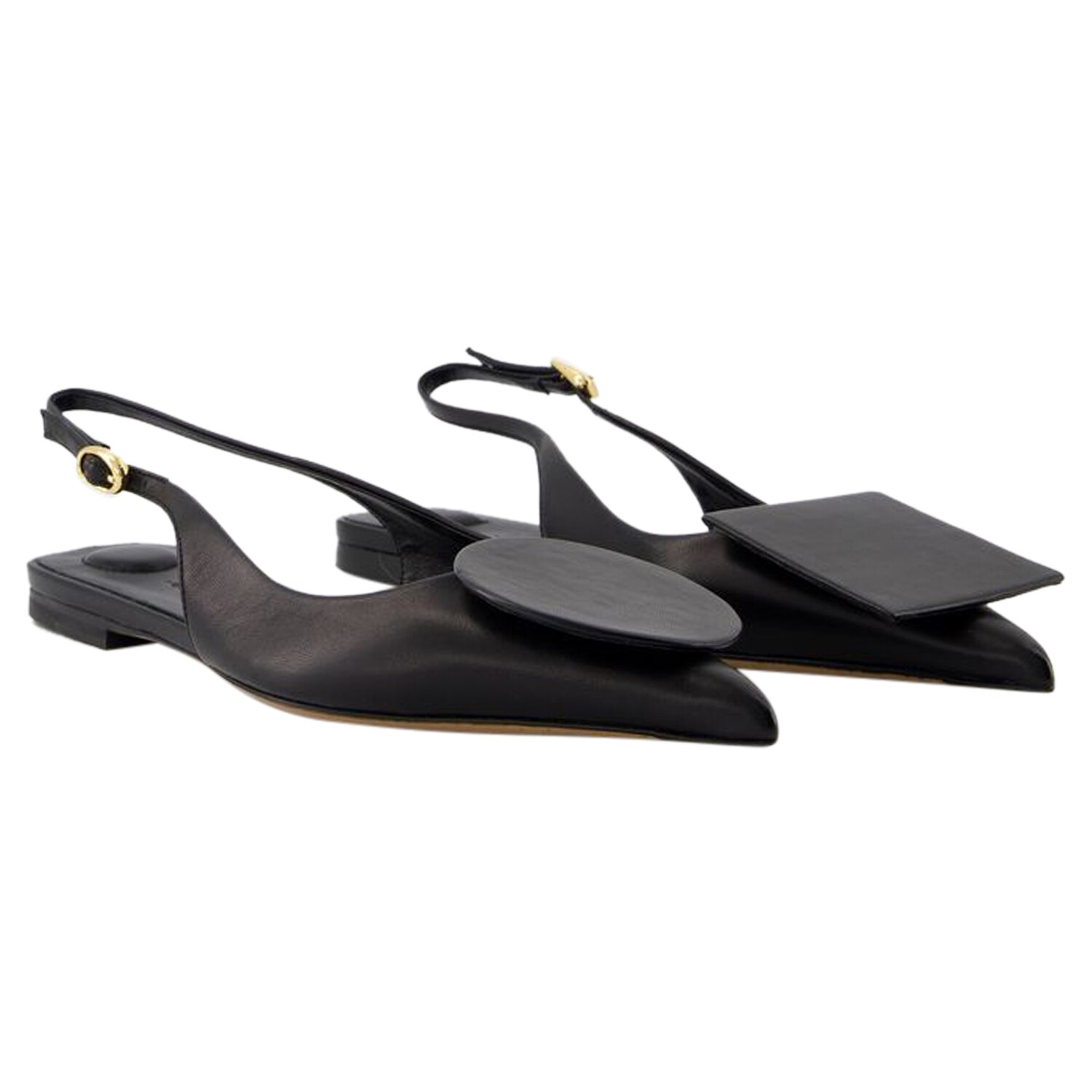 Туфли Les Slingbacks Duelo P - Jacquemus - Кожа - Черный, черный