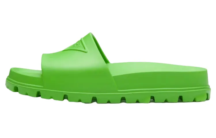 Резиновые шлепанцы Apple Green Men's Prada