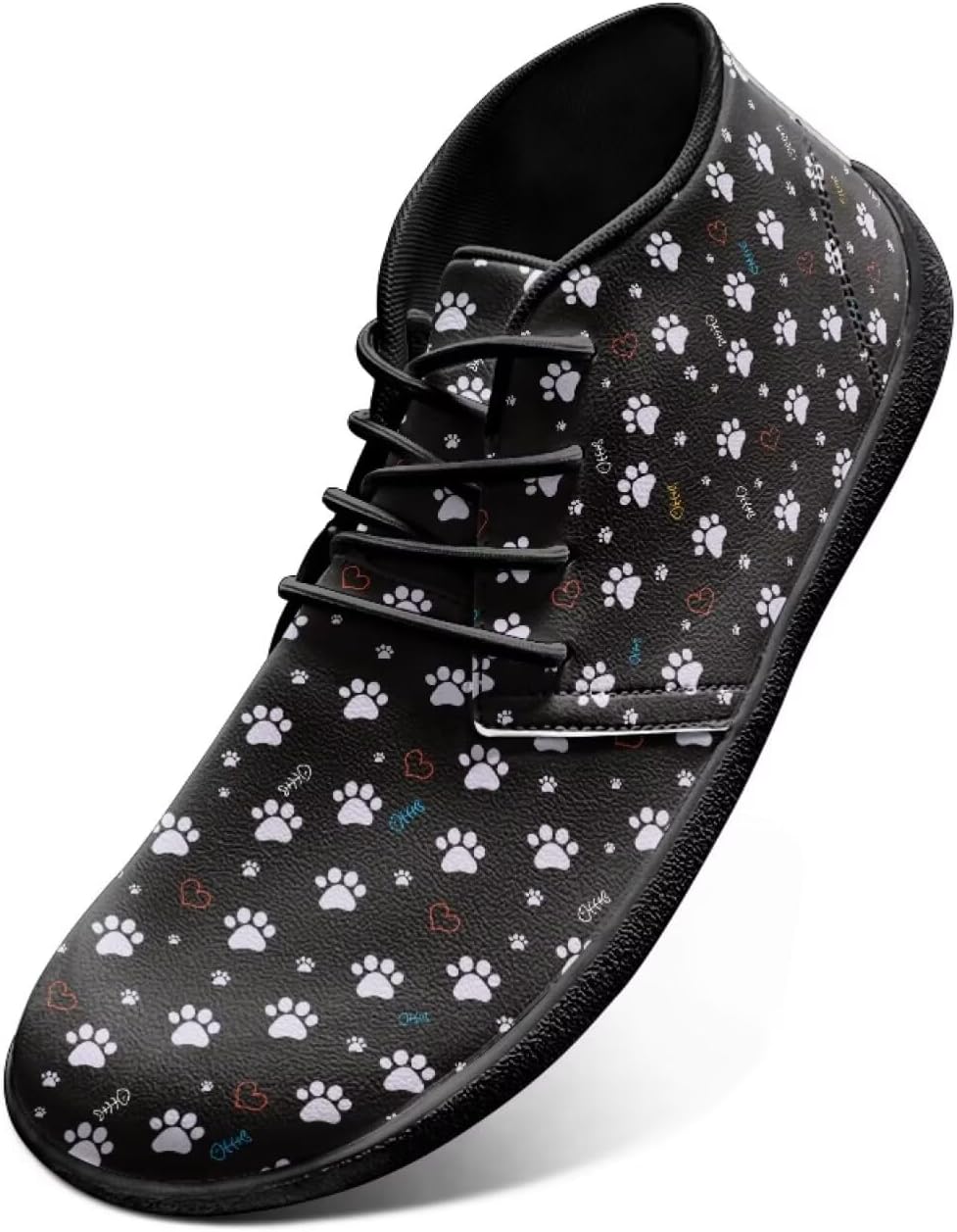 

Мужские кроссовки Jeiento с лапой собаки, для ходьбы, минималистичные, с широким носком и нулевым падением, Cute Dog Paw