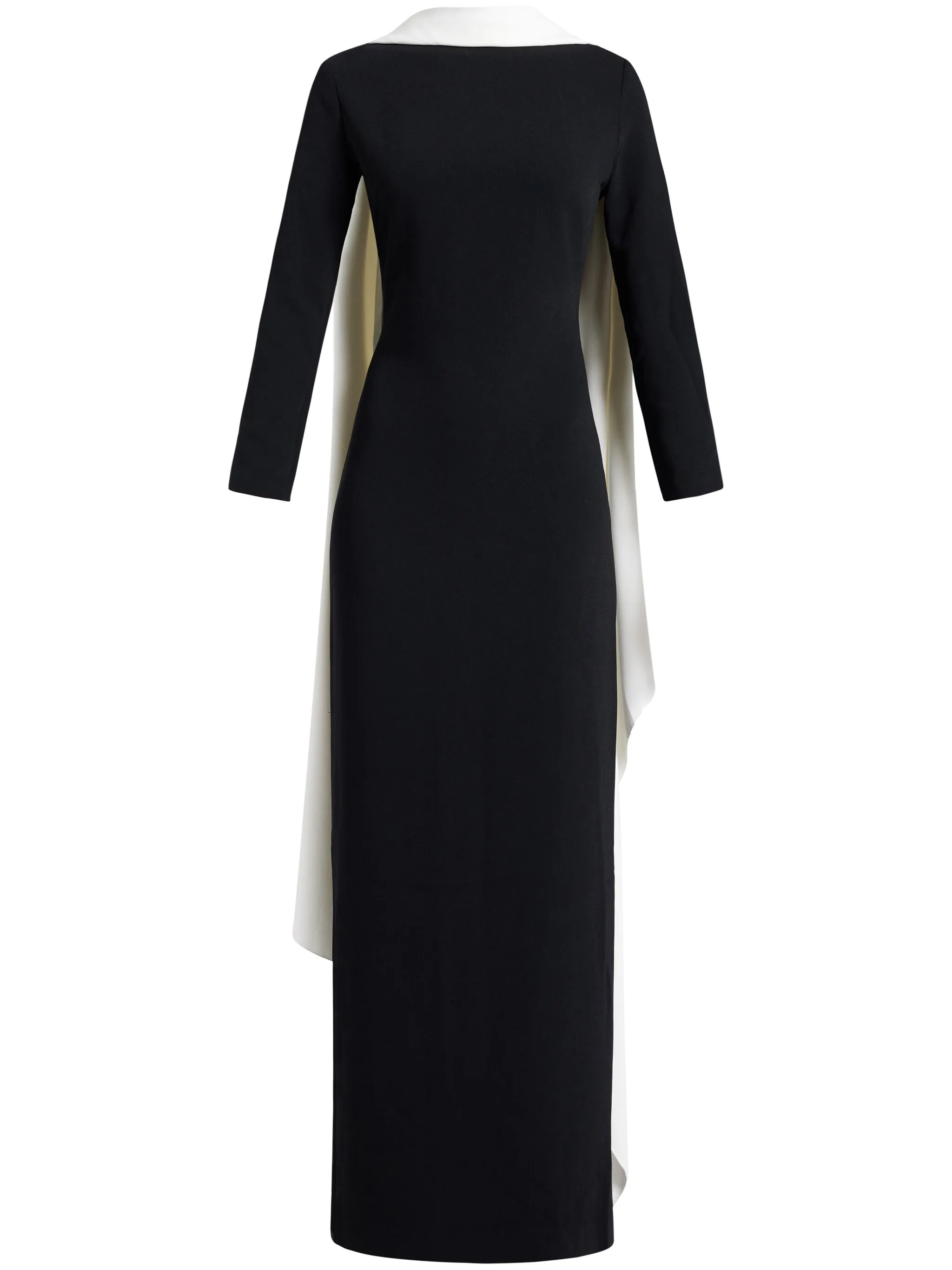 

Креповое платье макси Luisa Solace London, черный