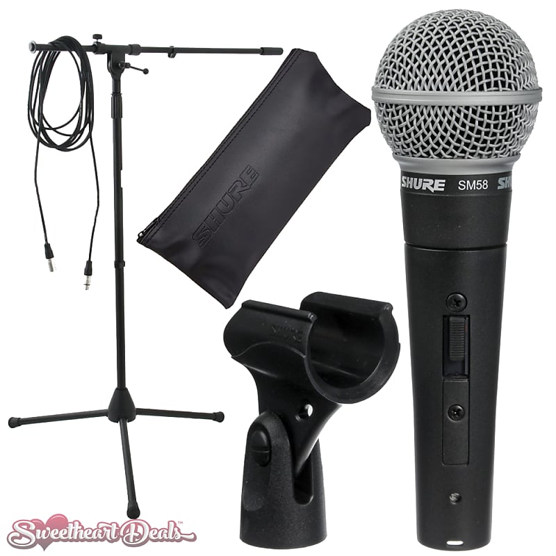 

Микрофон Shure SM58S Handheld Cardioid Dynamic Microphone with On / Off Switch