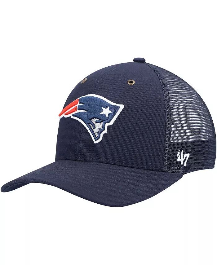 

Мужская кепка Carhartt x Navy New England Patriots MVP Trucker Snapback '47 Brand, синий