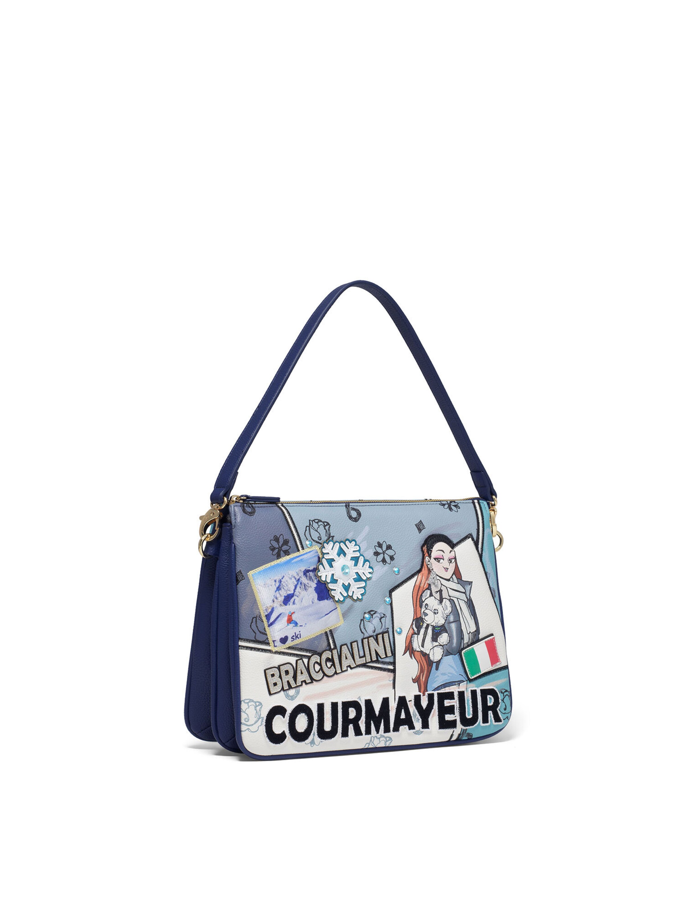 

Braccialini Сумка в цвете Smoke Blue, Light Blue