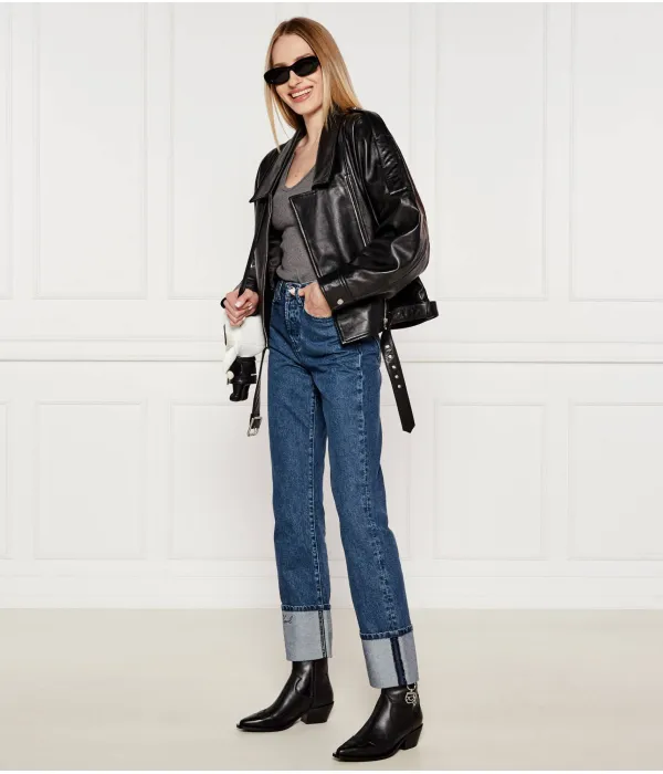 Техасские кожаные ботинки Канзас НФТ Karl Lagerfeld, черный — фото 2