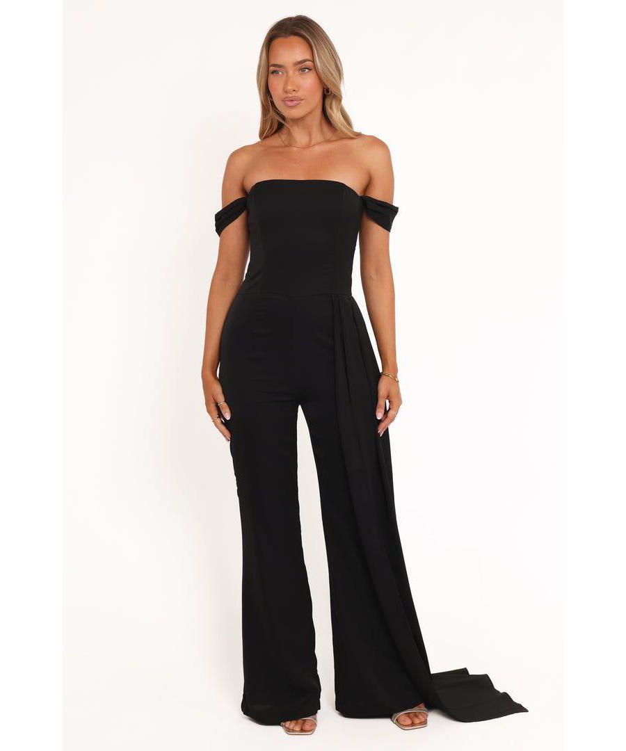 

Женский комбинезон Jenny с открытыми плечами - черный Petal and Pup, Black