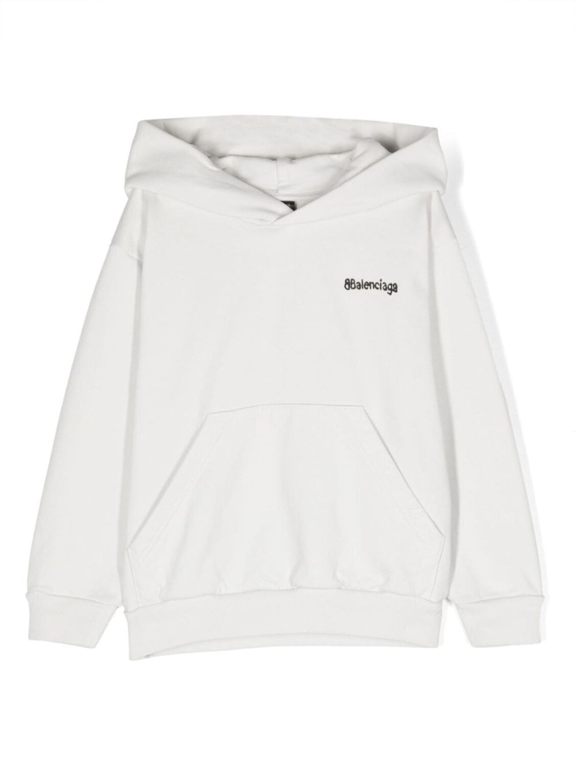 

Balenciaga Kids худи с логотипом, белый