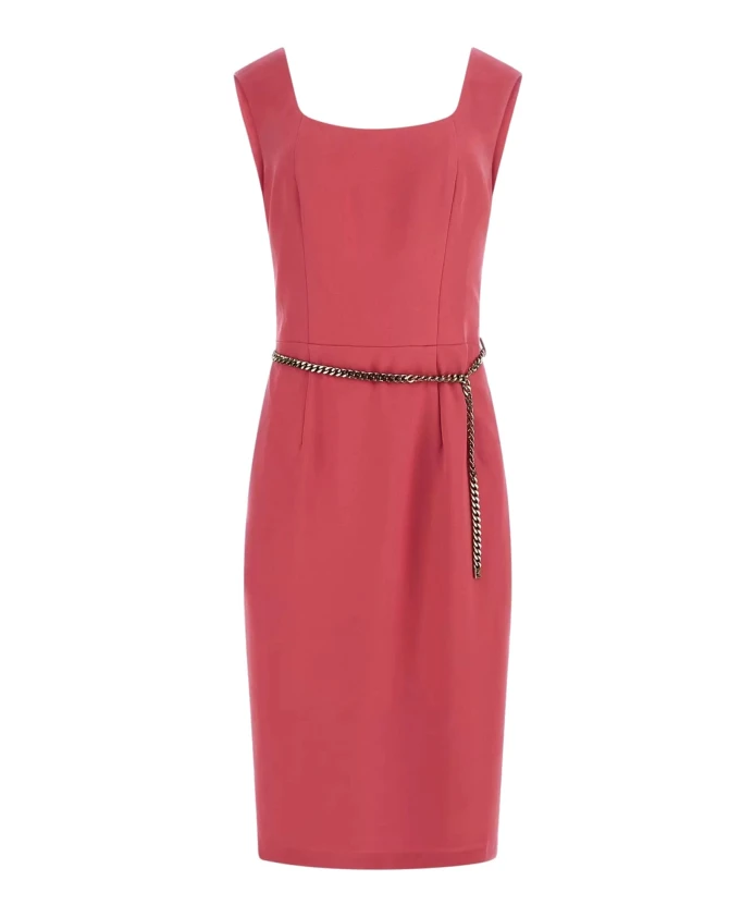 

Светло-Розовое длинное платье Guess, розовый