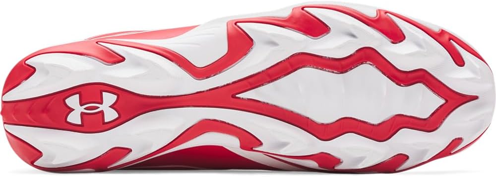 Under Armour мужские бейсбольные бутсы Leadoff Icon Low Rm, (600) Red/White/Red — фото 3