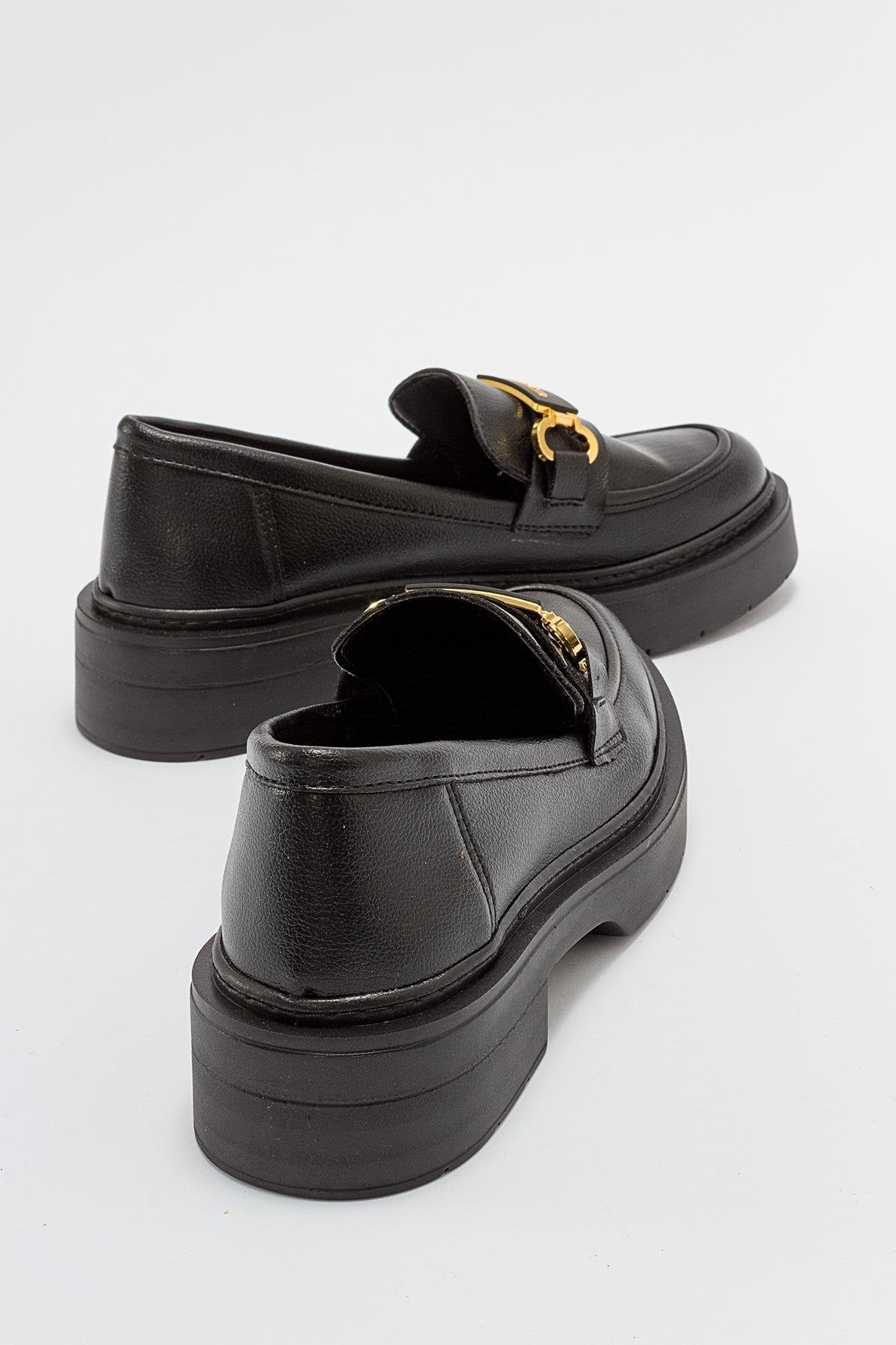 Simone Bit платформенные лоферы Prologue Shoes, черный — фото 4