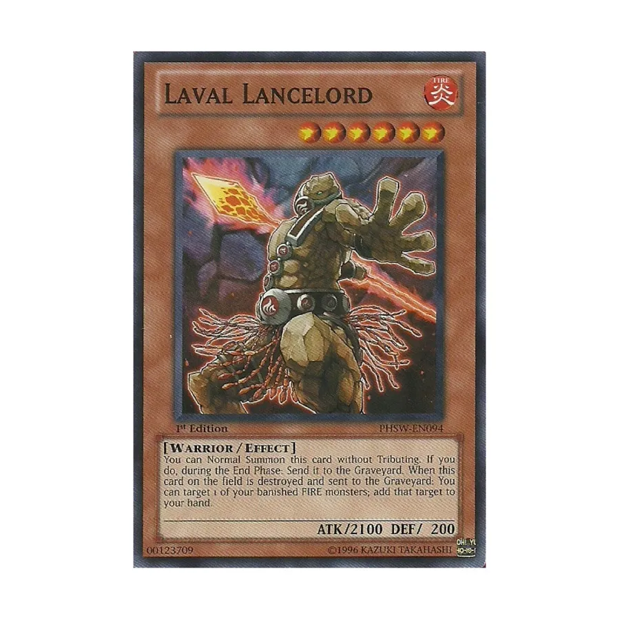 

CCG Лаваль Ланселорд (Обычный), Yu-Gi-Oh - Photon Shockwave - Singles