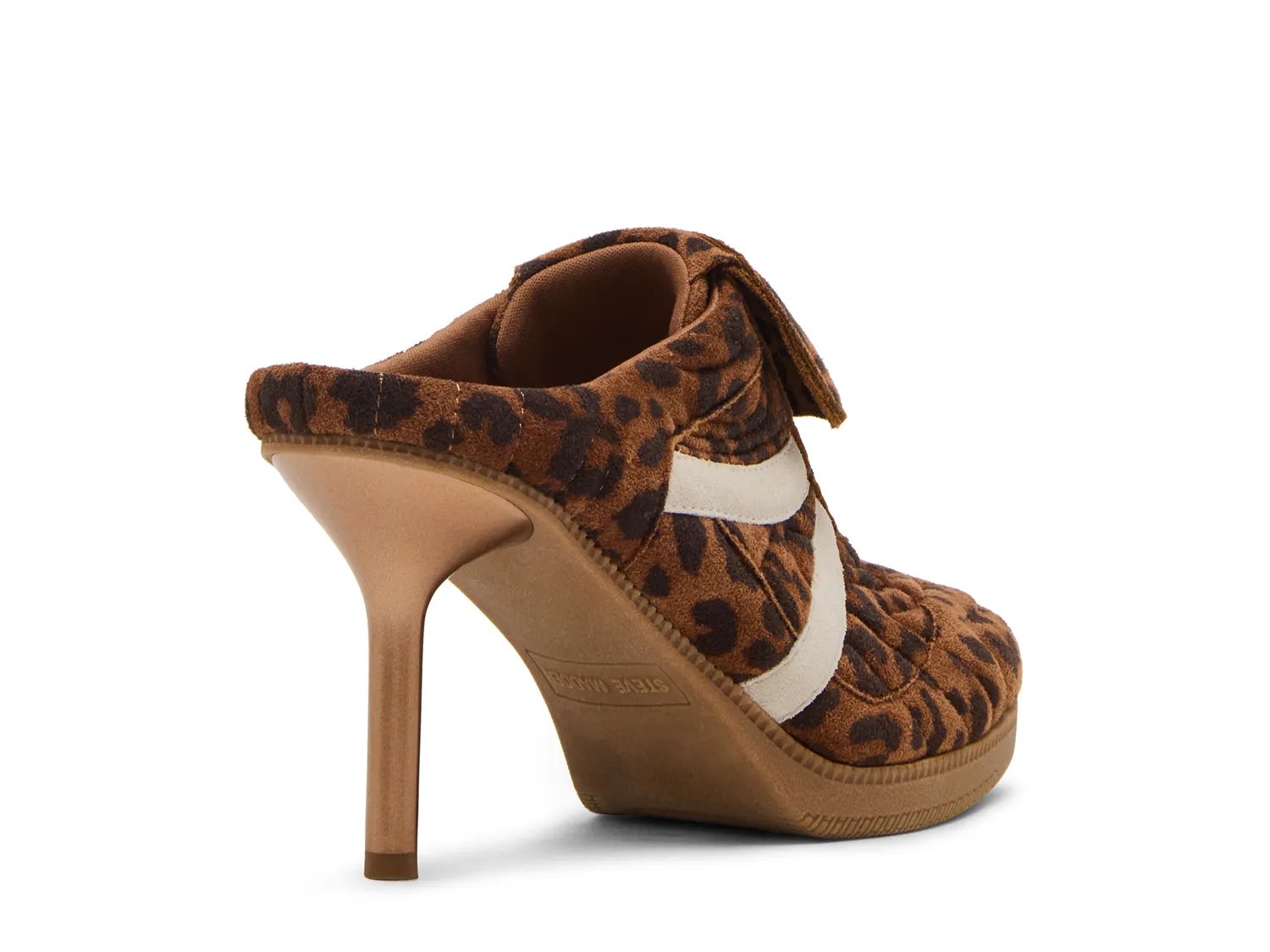 Туфли Steve Madden Kadin Mule, Tan/Black Leopard Print Suede — фото 3