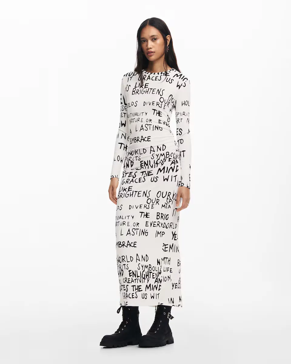 

Фразы платье миди Desigual, белый