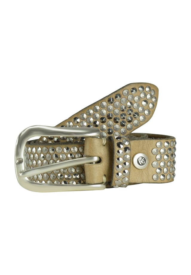 

Ремень из кожи с заклепками B.Belt, коричневый
