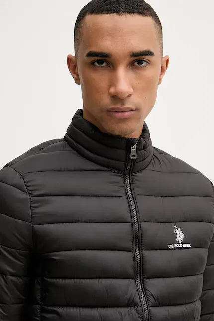 Куртка короткая стеганая LIGHTWEIGHT BOUND QUILTED U.S. Polo Assn., черный — фото 4
