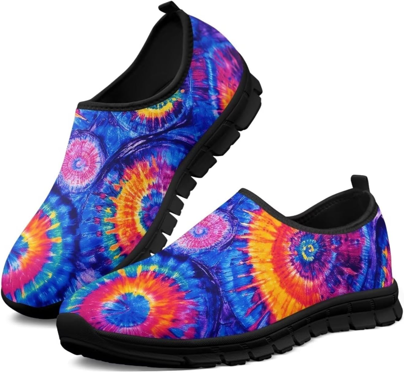 

Мужские модные кроссовки Hresuewn, низкие, с противоскользящей подошвой, повседневная обувь для мужчин, удобные для ходьбы, Tie-dye