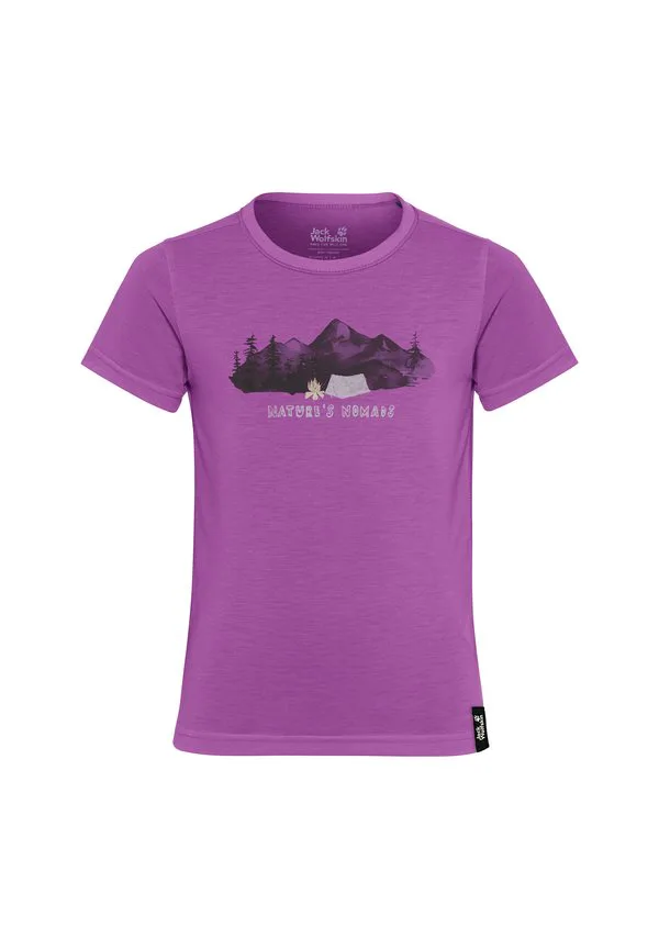 Футболка с графическим принтом на тему походов Jack Wolfskin, Print Freesia — фото 4