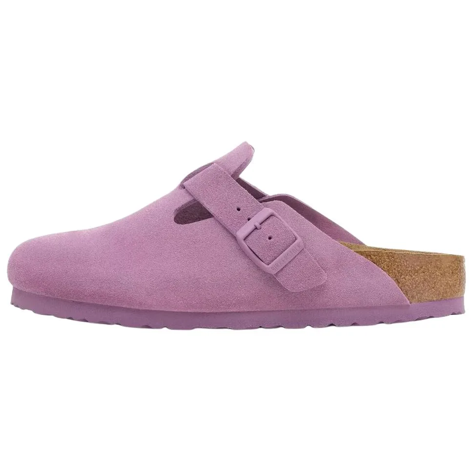 Birkenstock Бостонские EVA устойчивые к истиранию закрытые тапочки Unisex Purple Regular Loose Fit
