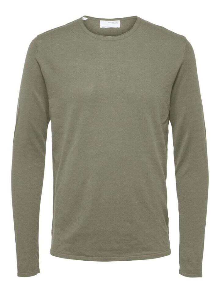 

Пуловер Selected Pullover, цвет vetiver